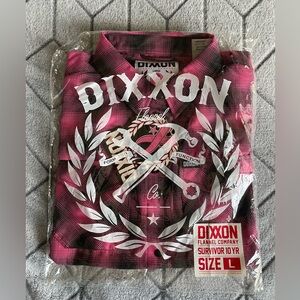RARE Dixxon “10YR Survivor” Flannel Shirt